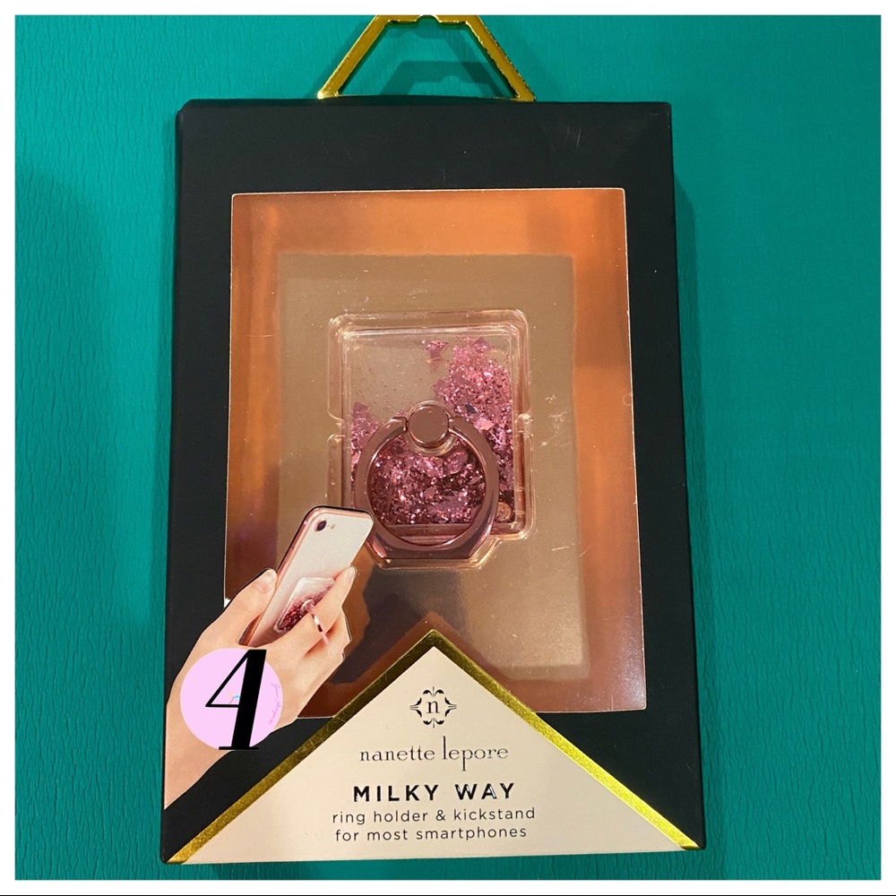 Smartphone Ring holder and kickstand